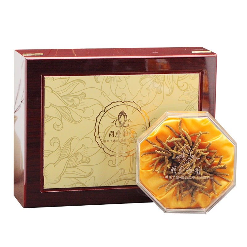 同庆和堂 冬虫夏草 青海玉树野生精挑品质 正品虫草 3.5条/克 20g 礼盒装