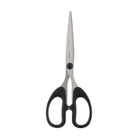 晨光文具黑色180mm经典家居剪刀 学生手工剪纸刀办公剪子 单把装