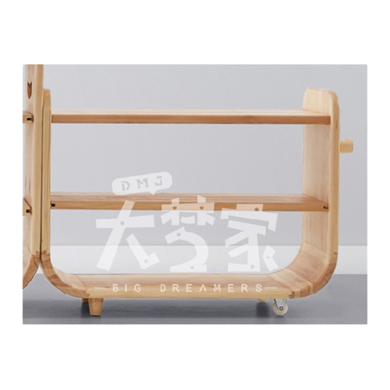 大梦家 松木玩具柜 636(长)*300(宽)*460(高)mm