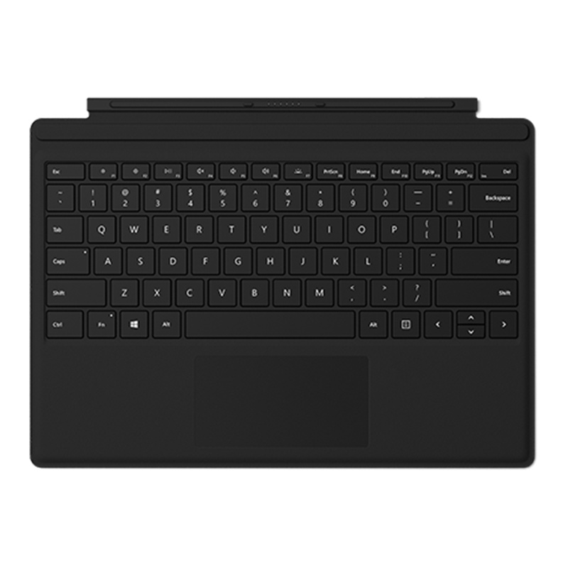 微软(Microsoft)Surface Pro 专业键盘 盖 典雅黑 兼容Pro7+ Pro7 Pro6 Pro5系列