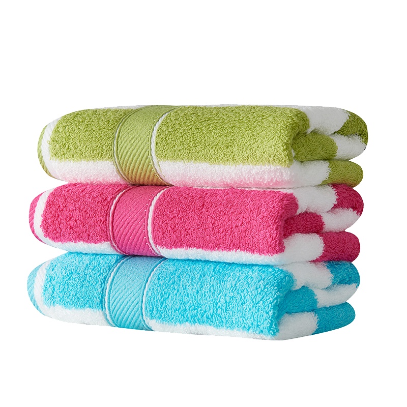 棉田阳光新干线面巾 毛巾 全棉家用无捻纱成人男女吸水毛巾