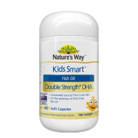 澳洲原装进口佳思敏KIDS SMART 双倍DHA鱼油软胶囊 60粒/瓶