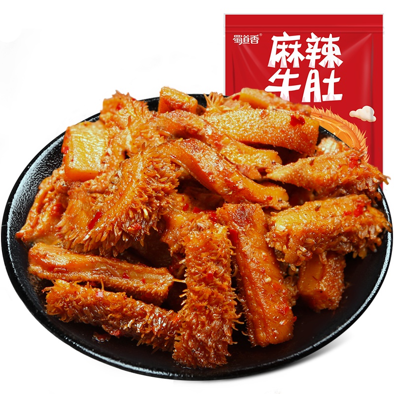 蜀道香 休闲零食 肉食卤味 麻辣牛肚100g