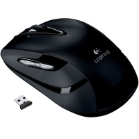 罗技(Logitech) M546 无线鼠标 办公笔记本台式机电脑省电USB光电鼠标 侧键 双向滚轮 黑色