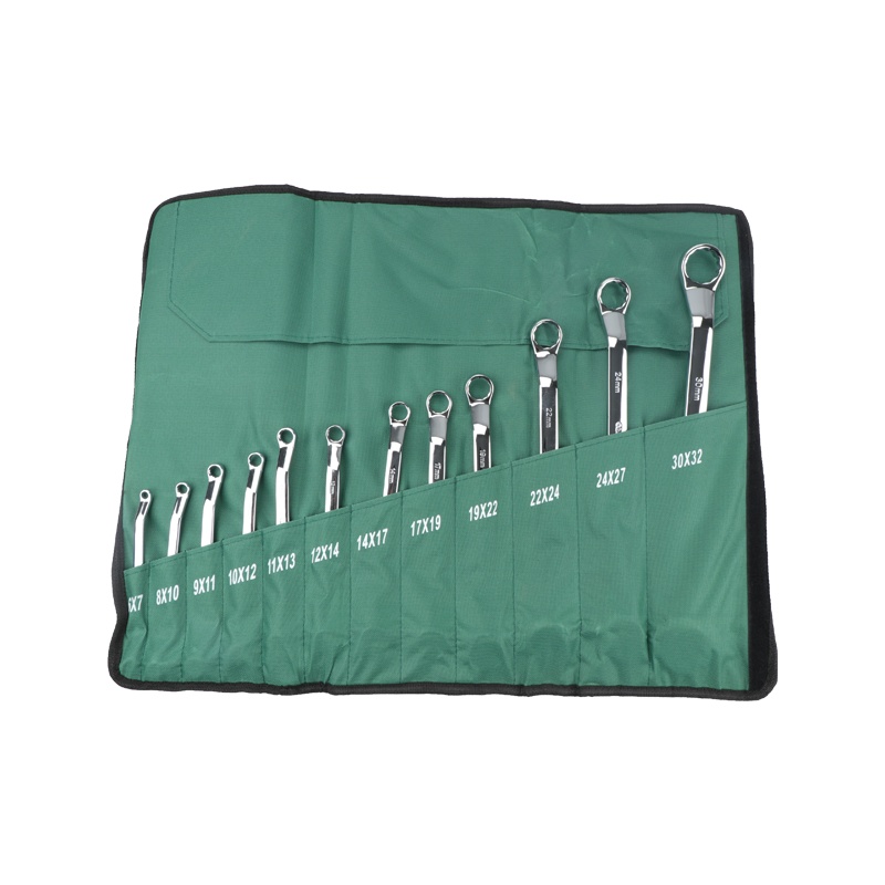 长鹿 碳钢镜面梅花扳手组套 12PCS