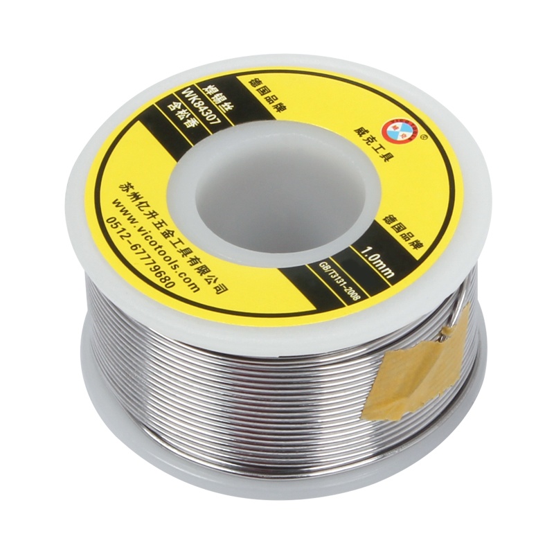 威克(vico)WK84307 松香芯焊锡丝 焊丝 焊锡 电烙铁焊接 高纯度 免清洗 线径1.0mm