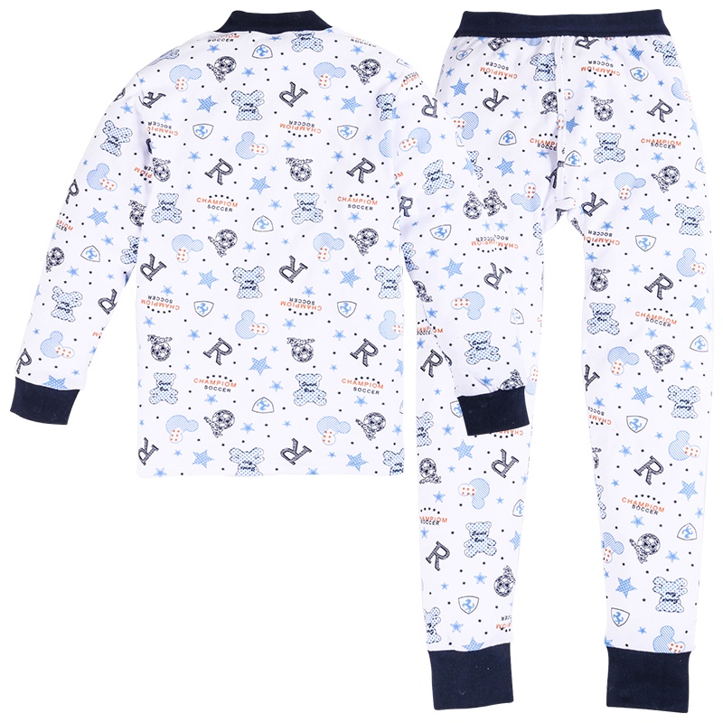 红豆（HODO）100%棉男童内衣套装全棉舒适贴身男童内衣套装男儿童内衣系列