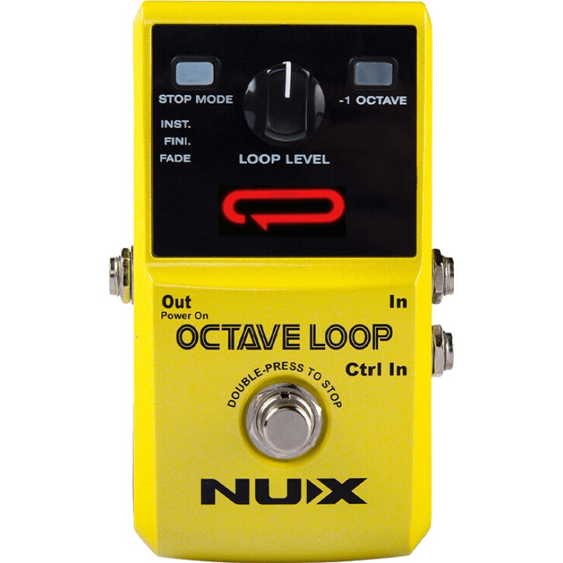 NUX Octave loop 乐句循环单块效果器40种录音鼓机