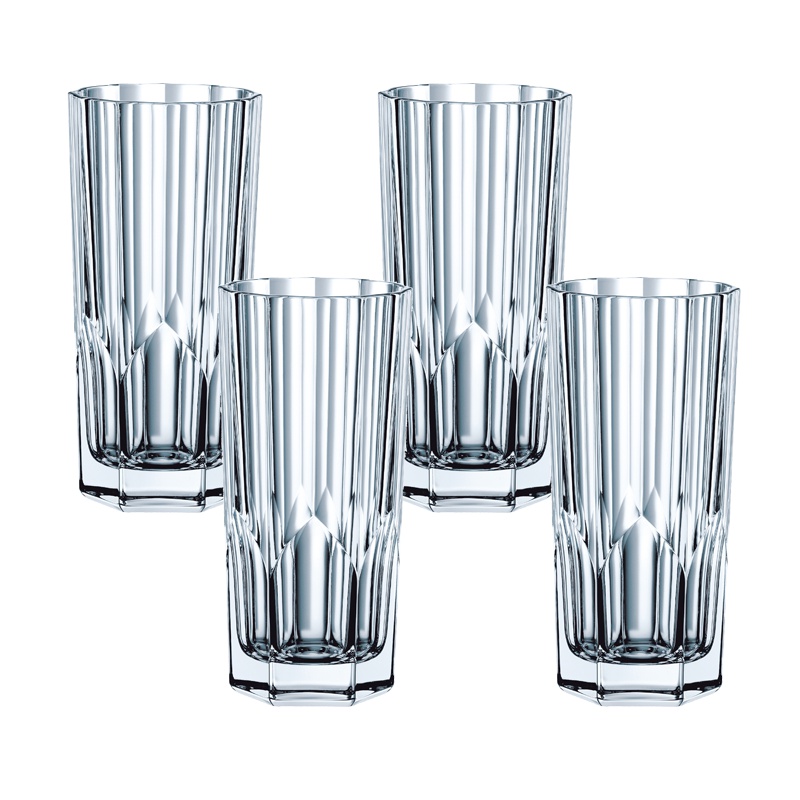 德国NACHTMANN奈赫曼阿斯彭系列长饮杯水杯 水晶玻璃杯(4只装)