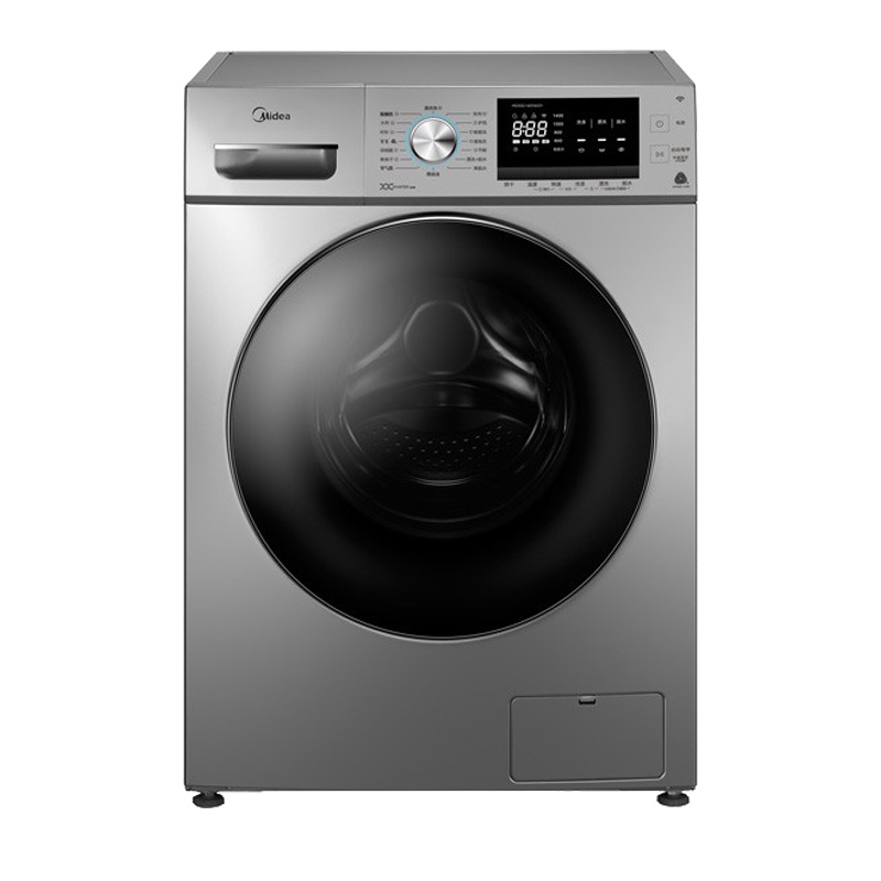 美的(Midea)MG100-1451WDY 滚筒全自动洗衣机 10公斤大容量 变频安静 家用上排水健康除螨洗