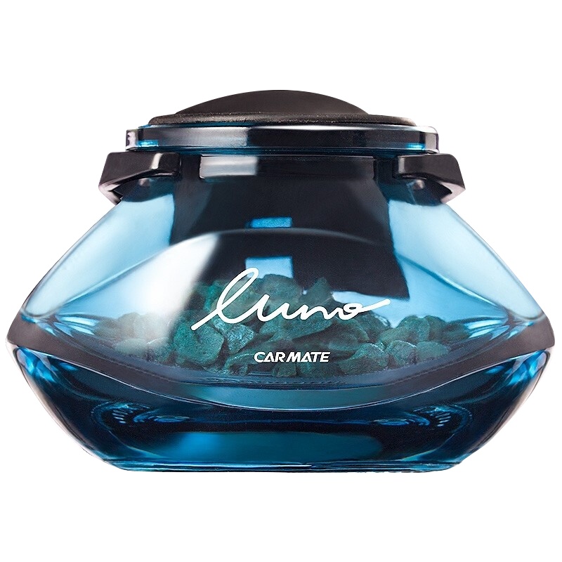 快美特(CARMATE)沸石车载香水汽车出风口香薰摆件车上用品车里车内香氛淡香 茶系列-椰子茶（黑色）