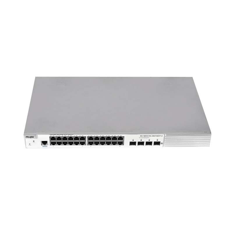 睿易 睿网络全千兆交换机48口安全多业务高性能企业级交换机RG-NBS5710-48GT4SFP-E
