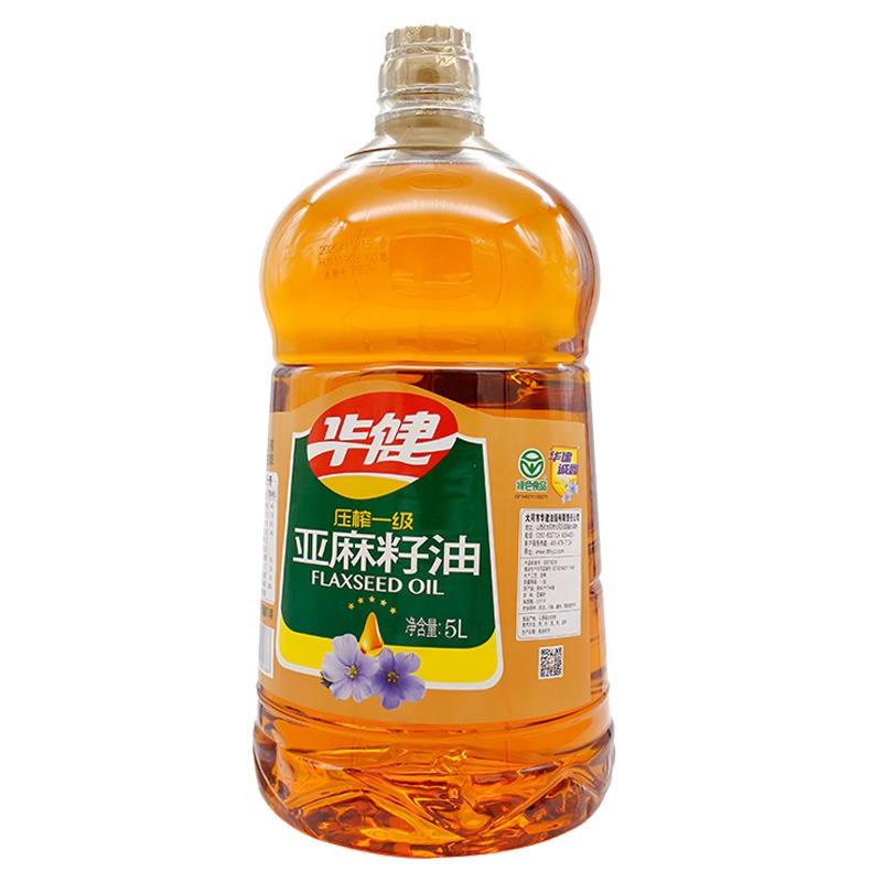 华建诚鑫 压榨一级亚麻籽油5L
