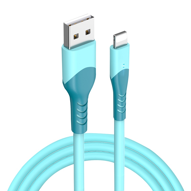 塔菲克(TAFIQ)苹果数据线iPhone11快充12pro充电器xr闪充7xsmax手机8快充1.5m[天空蓝]一条装