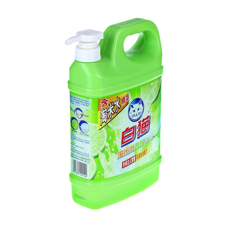 白猫淘米水青柠洗洁精1.35kg 1.35kg (单位:瓶)