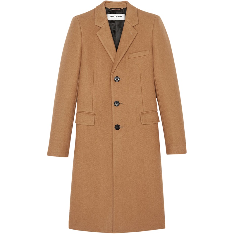 SAINT LAURENT 圣罗兰 女士山羊绒西装式大衣外套 517798 Y143V