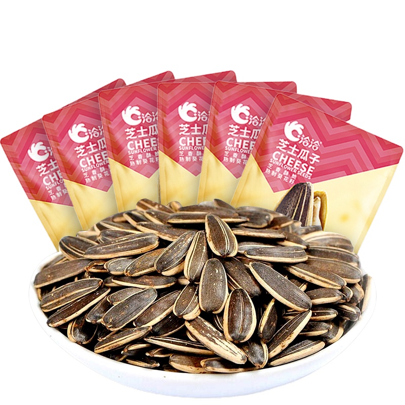 洽洽芝士瓜子恰恰葵花籽坚果炒货零食自营小吃98g*6袋