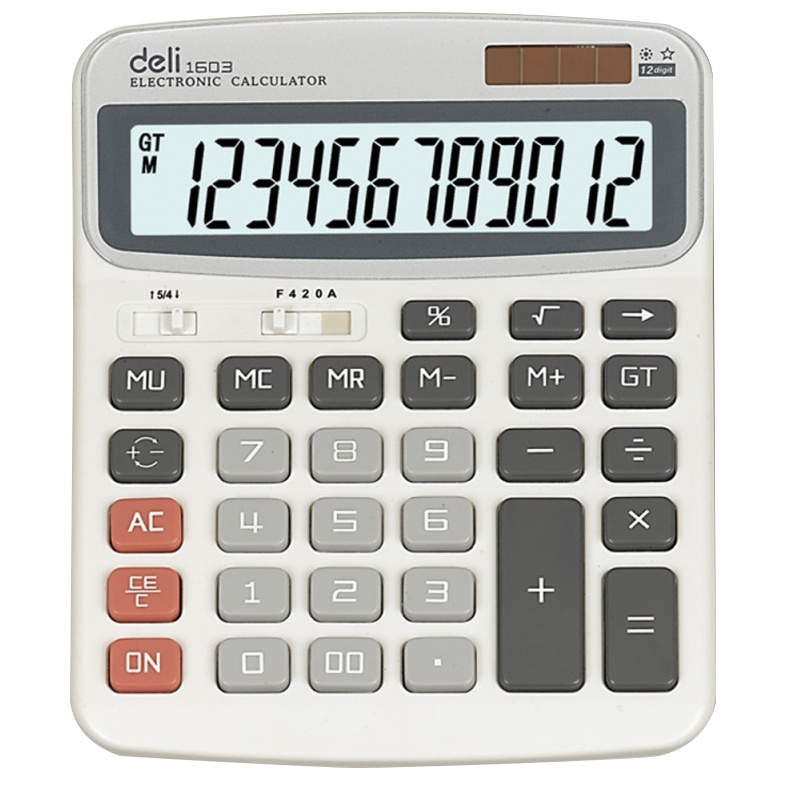得力 1603 桌面计算器