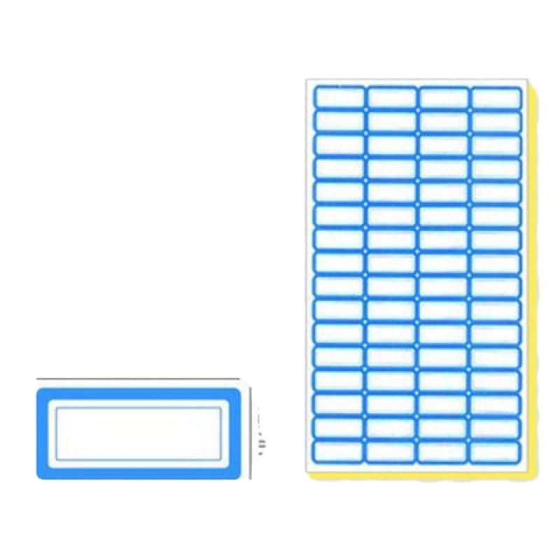 不干胶标签贴纸口取纸商品标价自粘性手写分类贴纸姓名贴手帐贴纸 101蓝色 1张[特价不送]