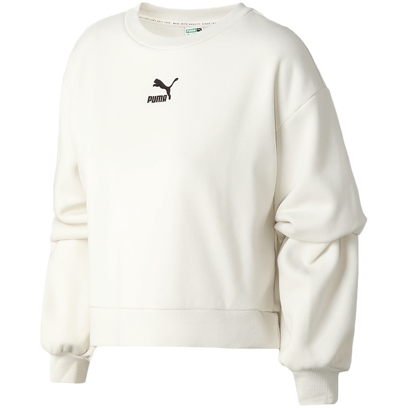 PUMA彪马女装运动服休闲针织圆领卫衣530277