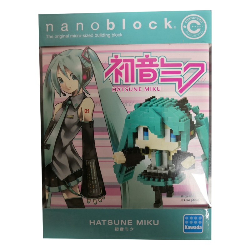 nanoblock日本小颗粒拼插积木宅男女神-初音未来