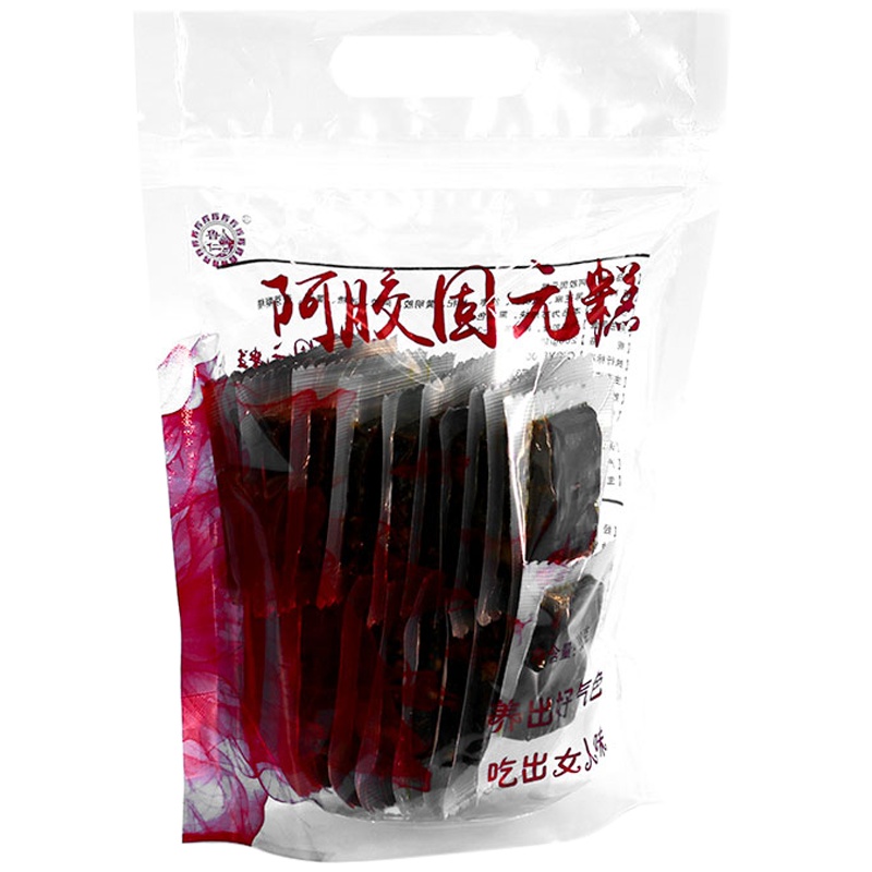 鲁仁阿胶固元糕装送礼袋阿胶膏即食阿胶糕500g*2盒1000g