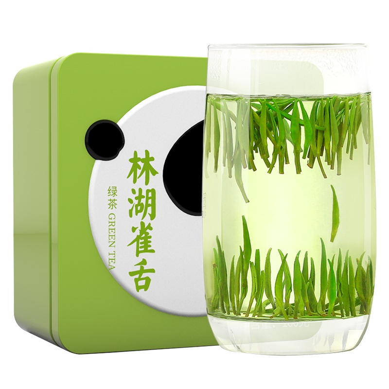 买1送1 川红 特级雀舌绿茶 四川明前浓香型嫩芽散装茶叶100g/盒