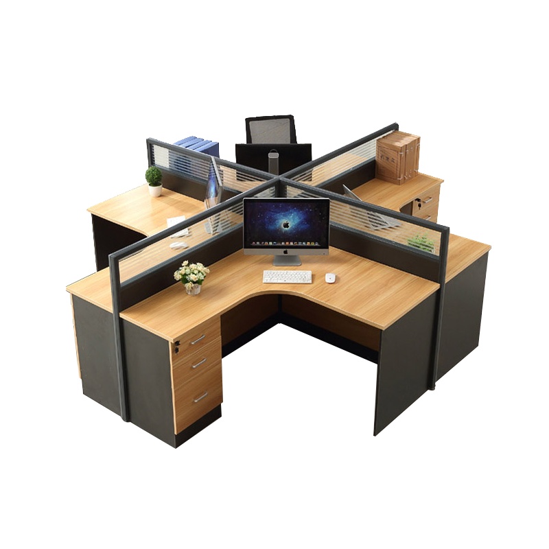 质凡屏风办公桌工作位员工桌