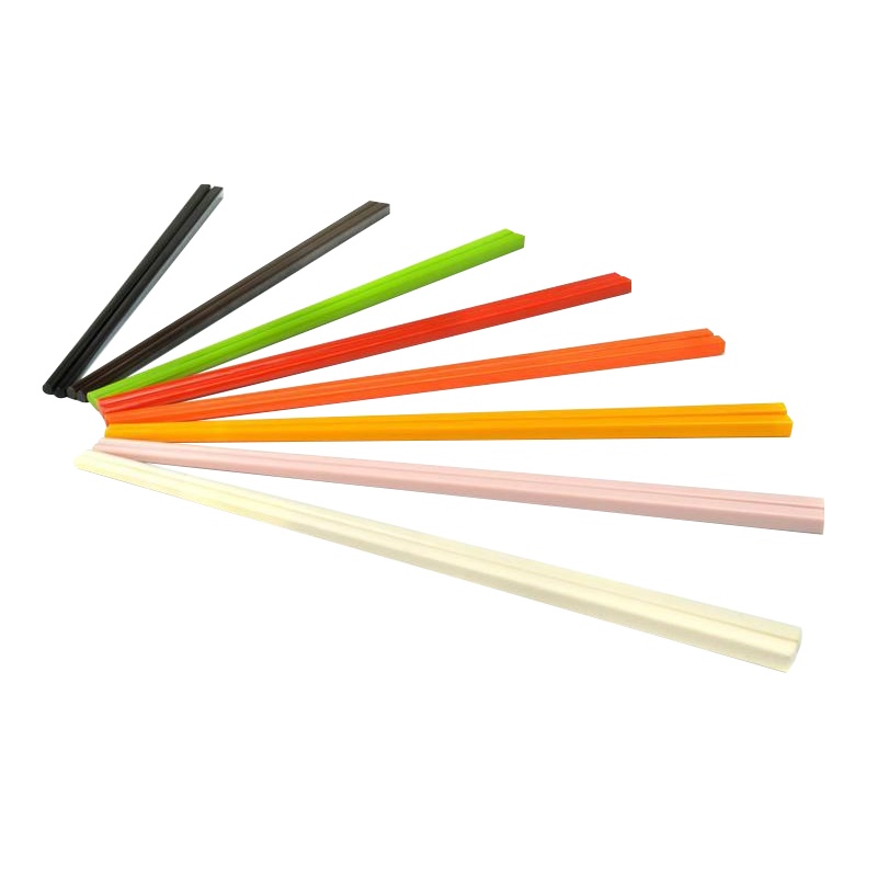 是尚 密胺 筷子 黑色彩色 颜色随机 9寸27CM 200双