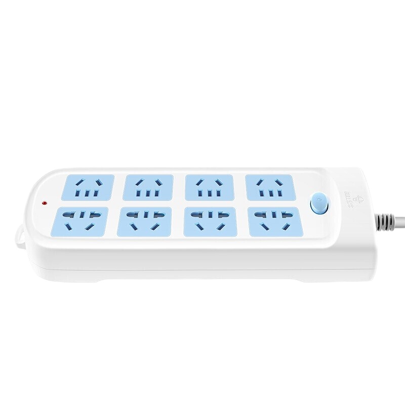 公牛新国标插座/插线板/插排/排插/接线板/拖线板 8位总控带功率保护 GN-604 八位总控-1.8米