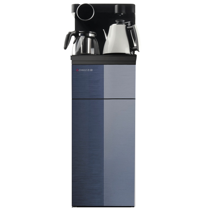 志高智能遥控多段控温饮水机家用智能全自动下置水桶小型立式泡茶艺多功能冰温热款茶吧机JB-R17