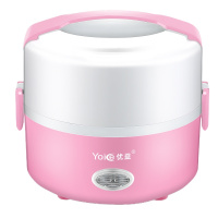优益 三层电热饭盒Y-DFH3 保温加热饭器2升大容量 颜色随机