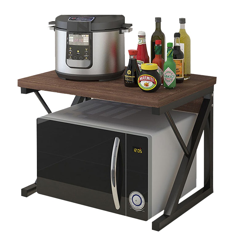 家优梦 厨房置物架台面多层收纳架家用大全调料架碗架微波炉烤箱架子