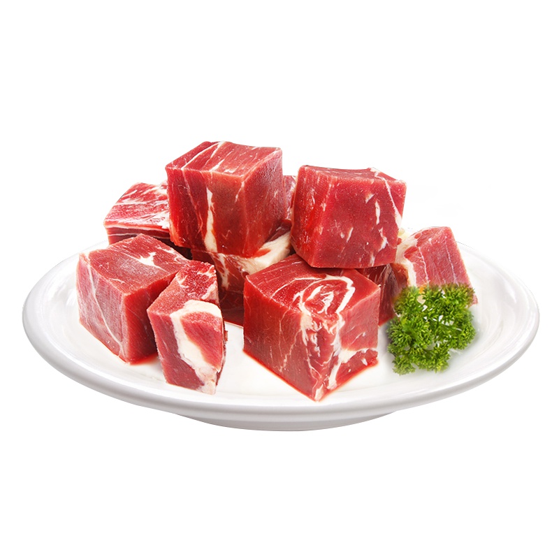 雨润 牛腩丁800g/袋 原切牛肉肥瘦相间牛腩块牛腩粒