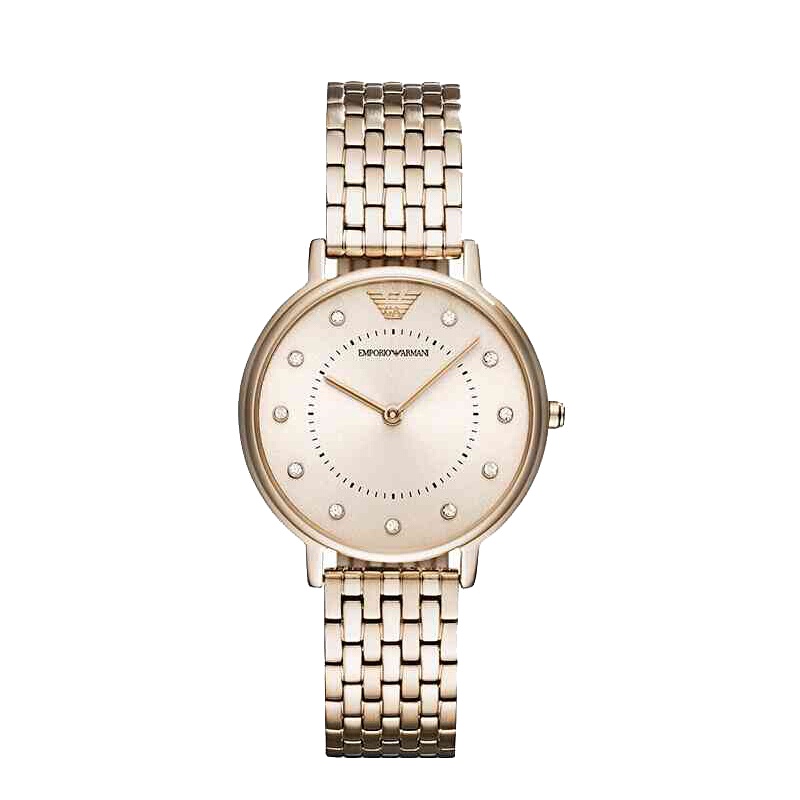 阿玛尼手表 商务休闲简约时尚镶钻潮流女表 AR11062
