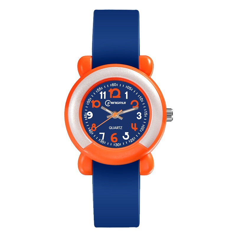 名瑞新款儿童手表 女孩石英表学生手表可爱防水夜光指针儿童表 环保表带男孩男童手表M8846