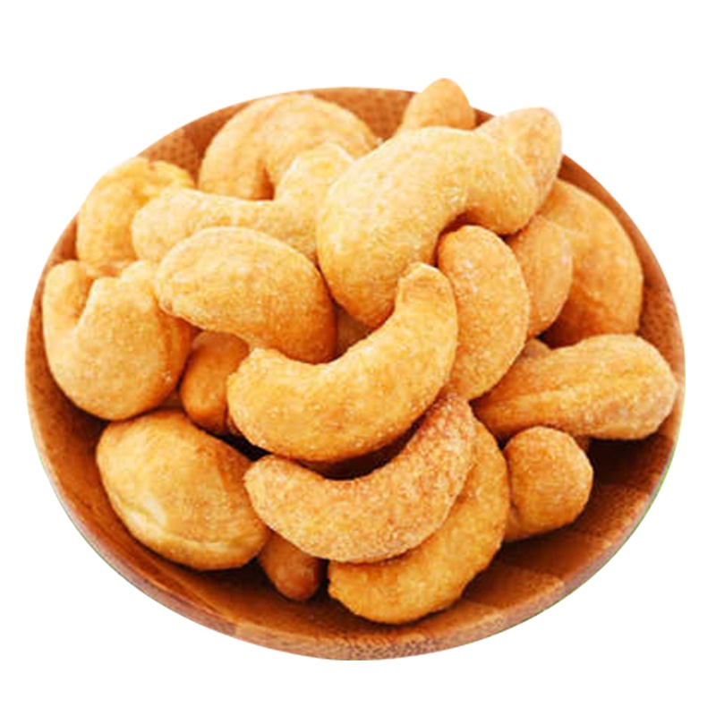 康梦炭烧腰果208g 2019年新货香酥碳烤大腰果果仁 自封袋装散装坚果零食批发