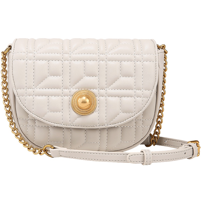 2019新款包包女车缝线高级感小香风马鞍包简约时尚百搭单肩斜挎包