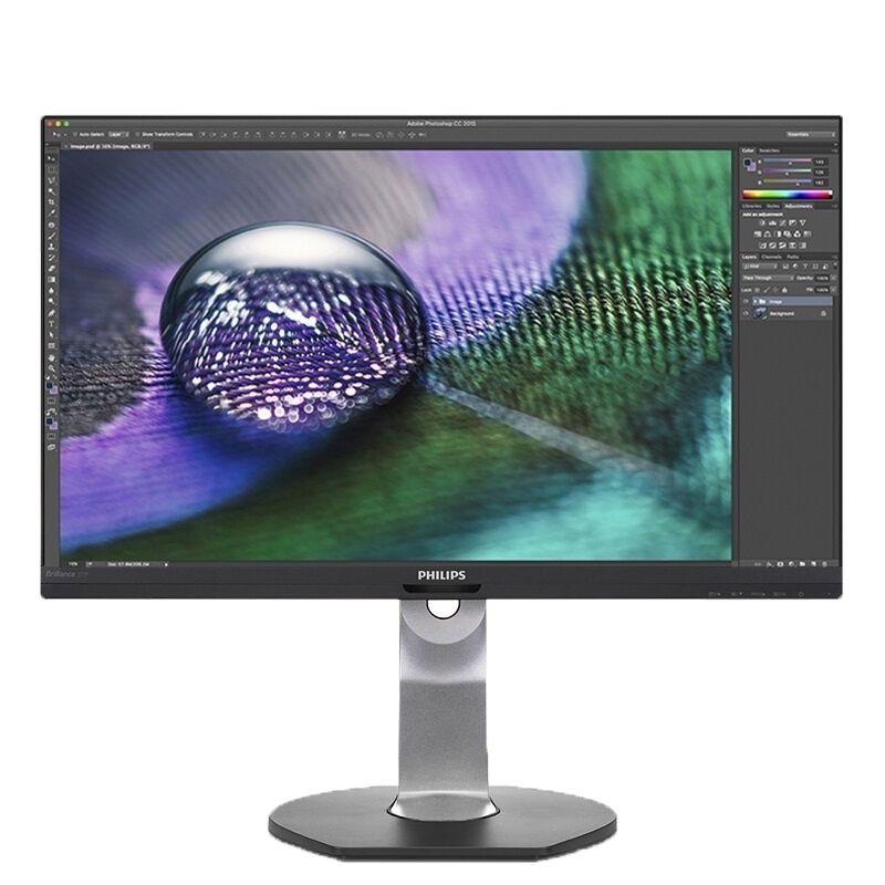 飞利浦(PHILIPS)272P7VPTKEB/93 27英寸 多视窗旋转升降底座 4K超高清 带摄像头 液晶显示器