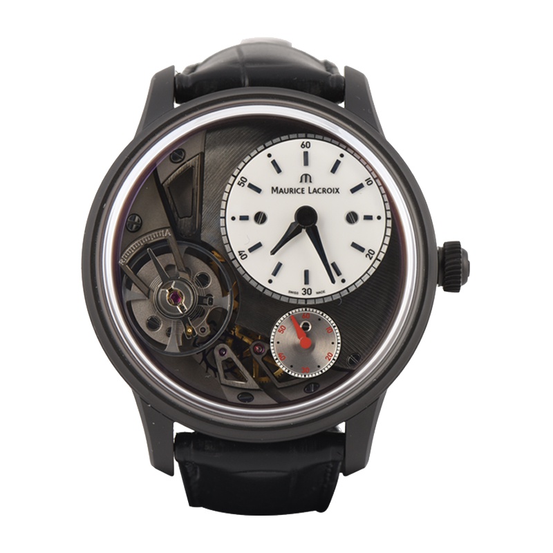 MAURICELACROIX艾美男士偏心轮精钢自动机械表10014156