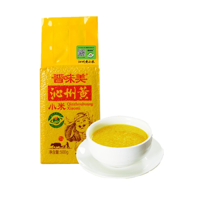 晋味美山西沁州黄小米500g小黄米小米粥子五谷杂粗粮