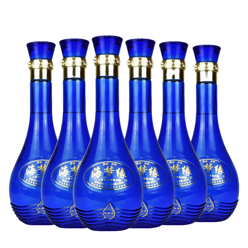 洋河镇 今生缘酒厂海梦缘 V3浓香型白酒 42度 500ml*6瓶 整箱装