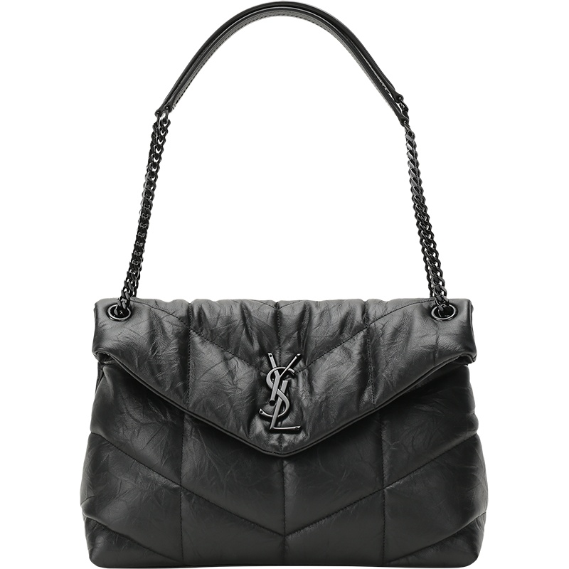 SAINT LAURENT 圣罗兰 20fw秋冬款 女士LOULOU系列皮革手提单肩包中号 577475 1UQ08