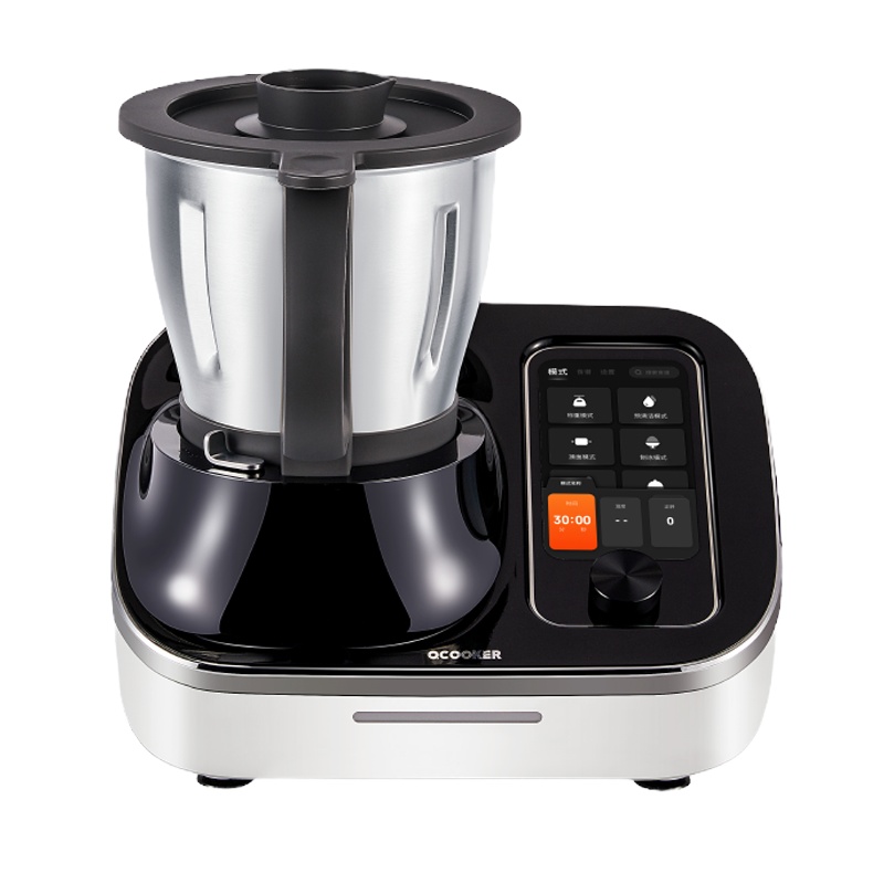 圈厨自动烹饪锅C2小美多功能料理机无油烟AI智能家用全自动炒菜烹饪机器人炒锅炒饭机炒菜锅自动翻炒TLLJE01A