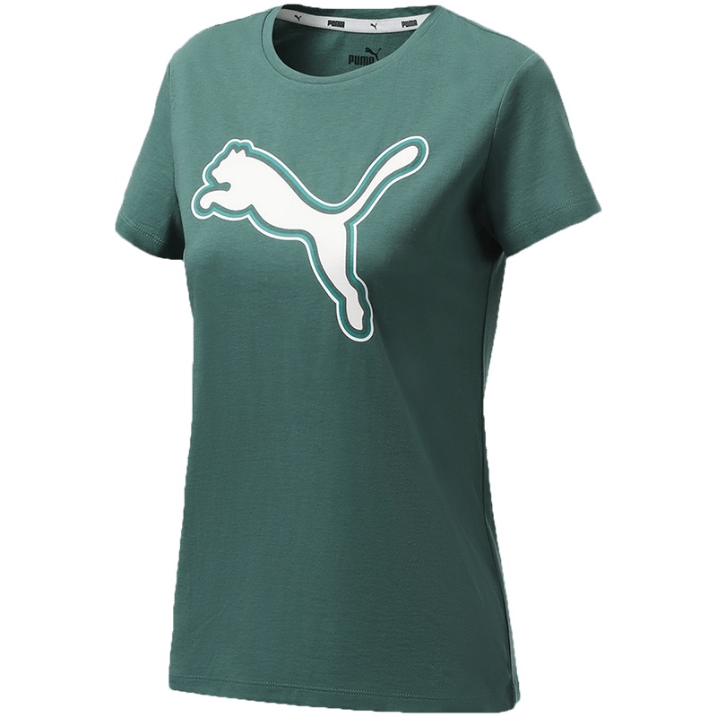 PUMA彪马女装夏季圆领棉运动服休闲短袖T恤845871