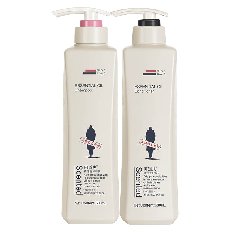 阿道夫洗护套装 轻柔丝滑洗发水护发素680ml*2