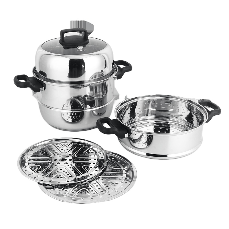 诺顿(NORTON)米德_多用蒸锅2ZMD030直径30CM 三层单个装