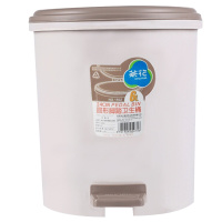 茶花 1502 垃圾桶 圆型脚踏卫生桶 6L (单位:个)