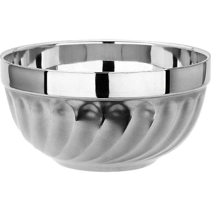 美厨(maxcook)304不锈钢碗13CM 汤碗餐具面碗 双层隔热 MCWA-095