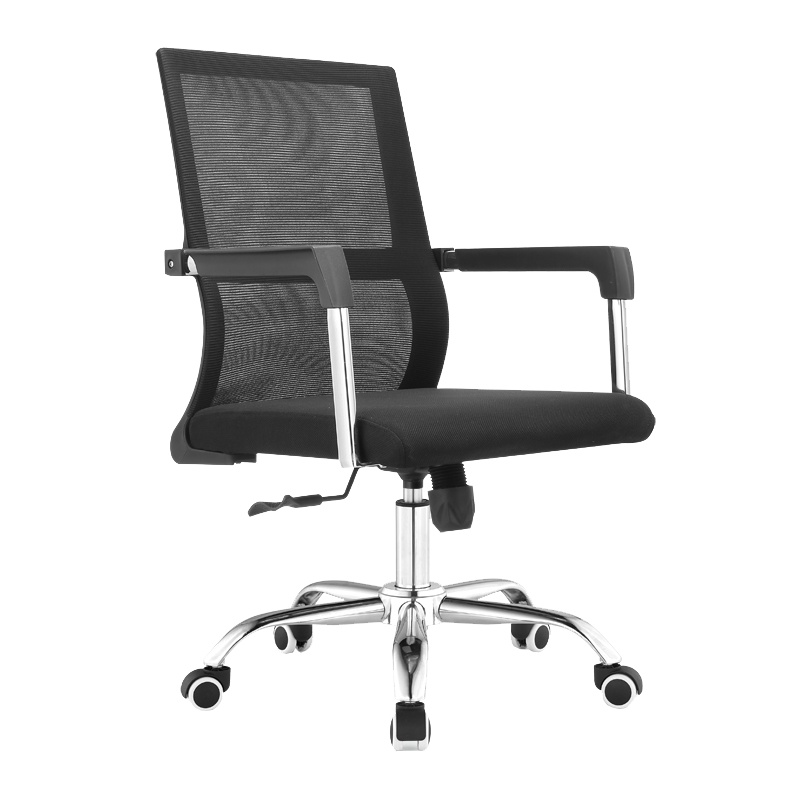 富和美(BNF) 办公家具办公椅会议椅 黑色 西皮椅